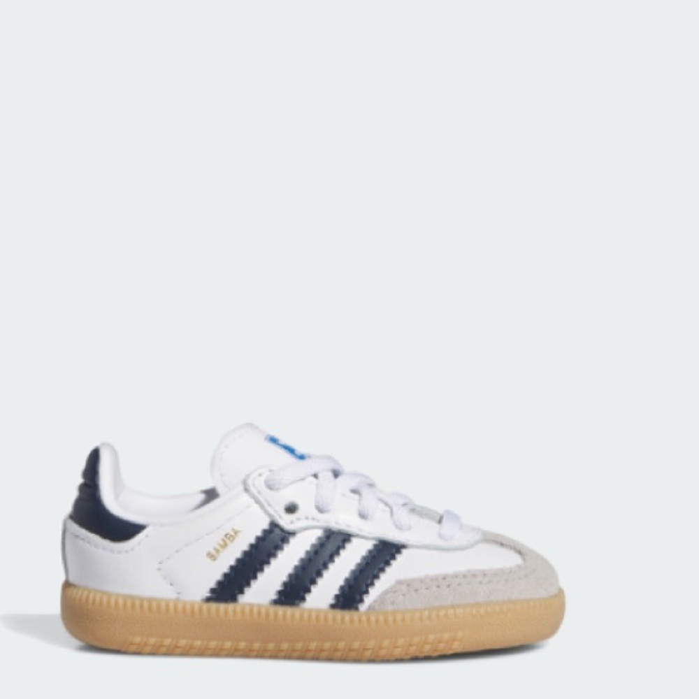 adidas Baby Samba Shoes - White, Black, Tan